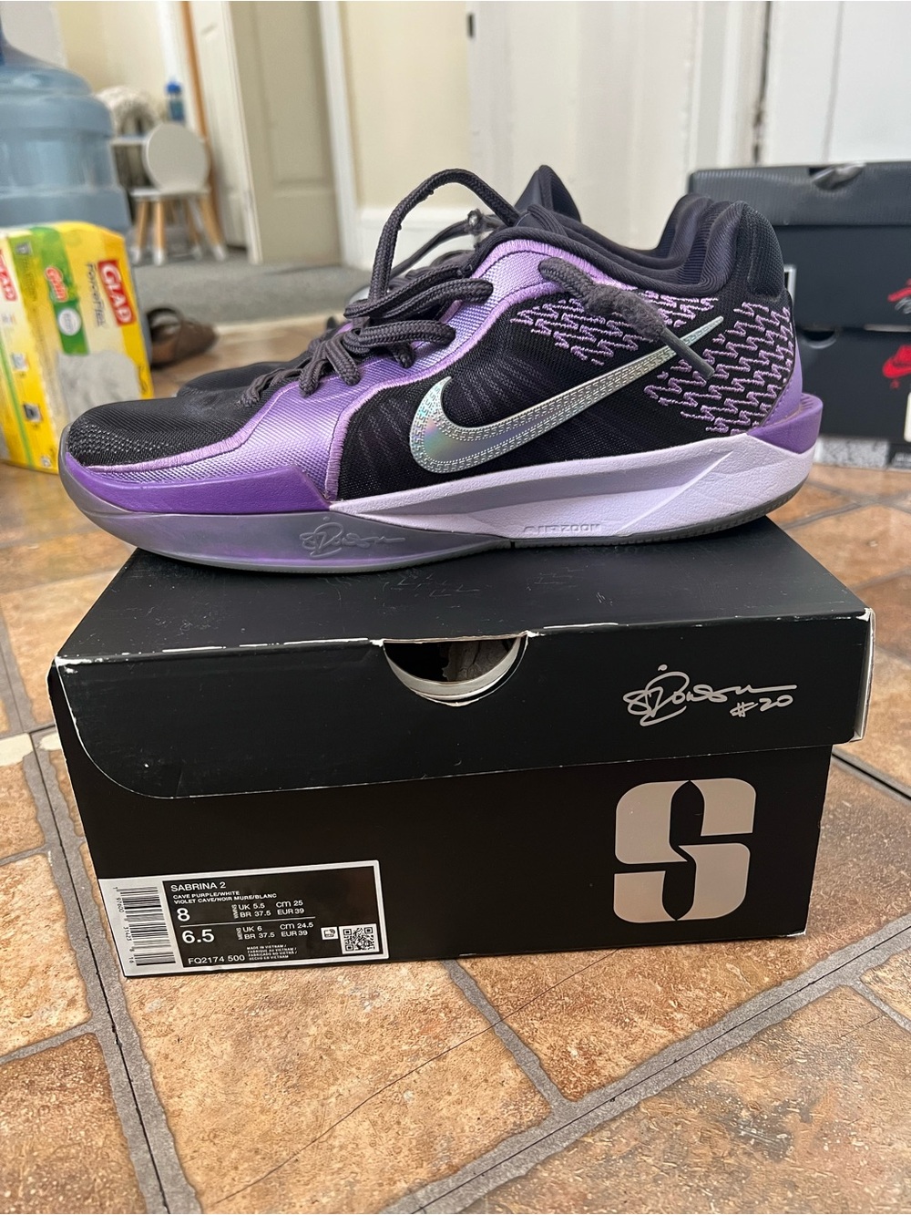 Nike Sabrina 2 Basketball sneakers.